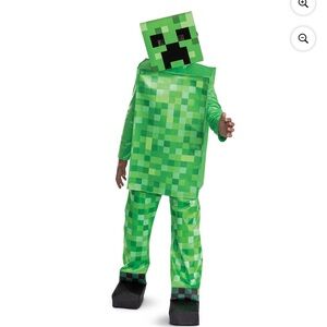 NWT Creeper Minecraft kids Costume size L